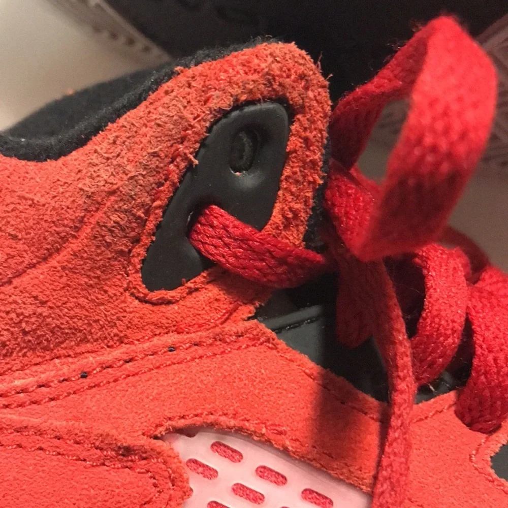 Boy’s Jordan 5 Retro Suede Sneakers